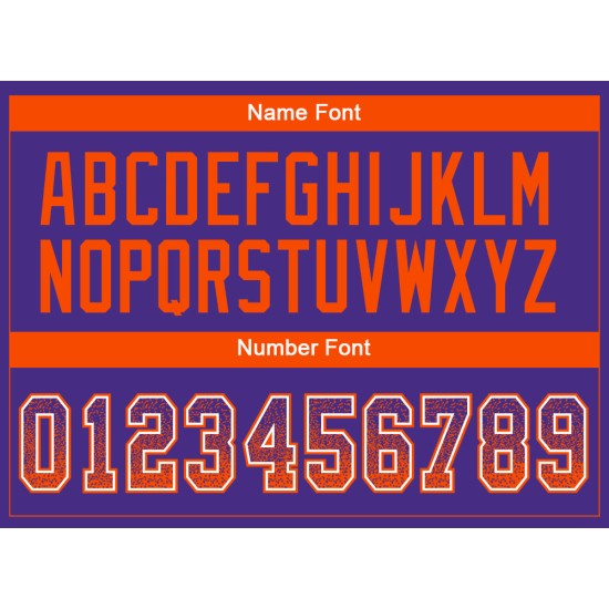 Custom Purple Orange-White Mesh Drift Fashion Football Jersey Custom Purple Orange-White Mesh Drift Fashion Football Jersey